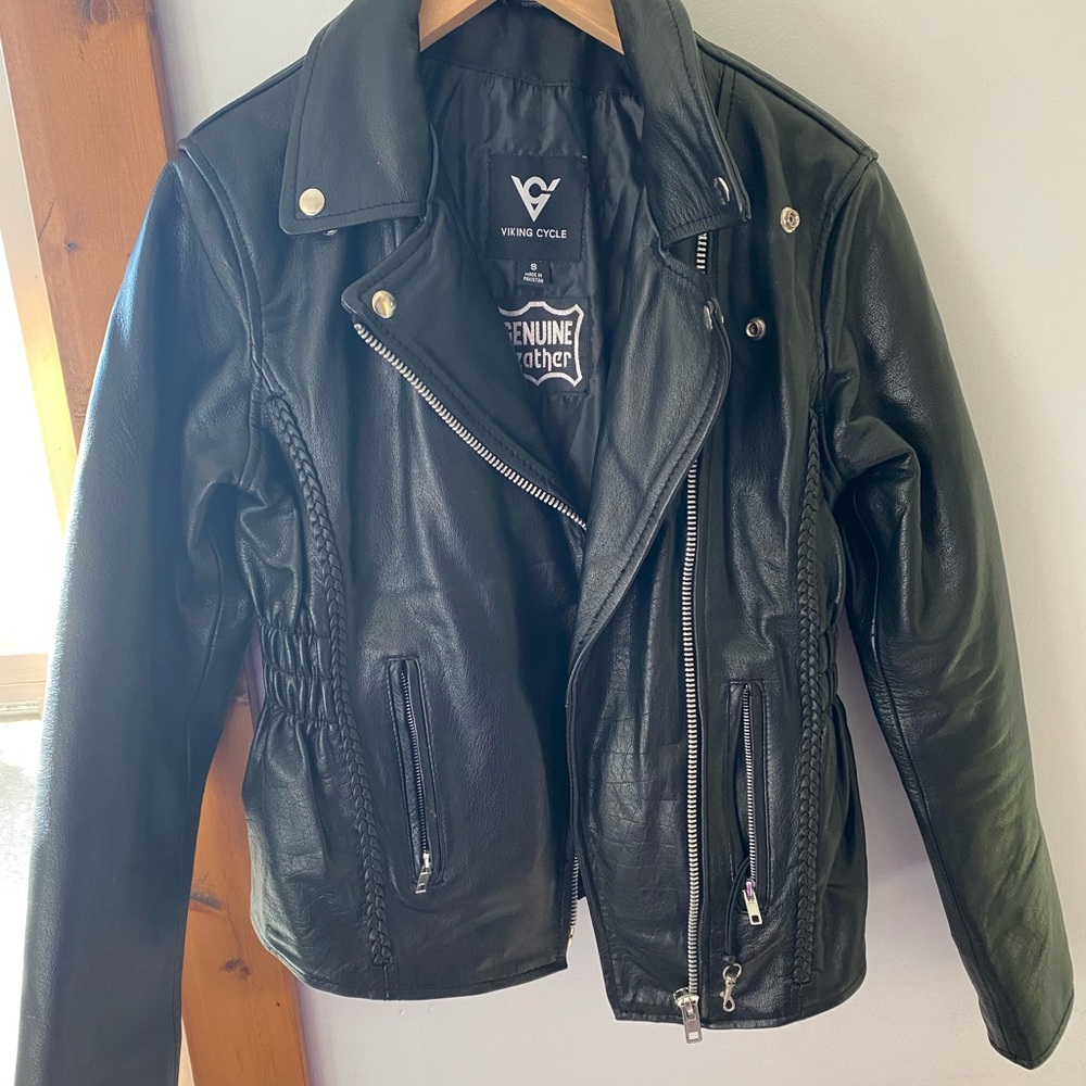 Viking Cycle Genuine Leather Jacket